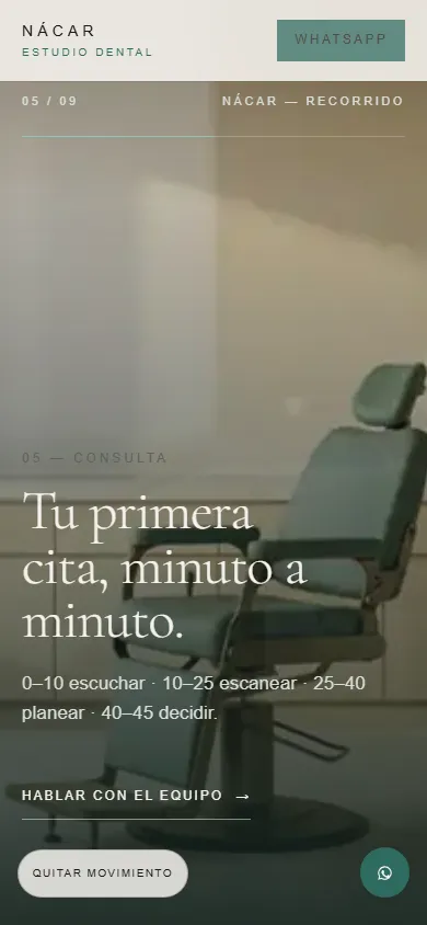 Capítulo de NACAR v2 adaptado a una pantalla móvil